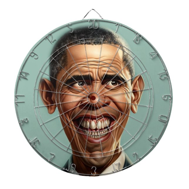 Cible De Fléchettes Barack Obama Dartboard (Devant)