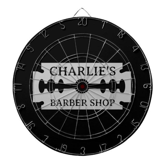 Cible De Fléchettes Barbier tableau de bord avec conception lame rasoi (Devant)