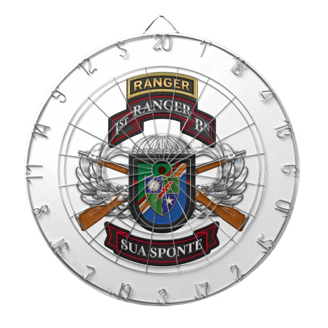 Cible De Fléchettes Bataillon du 1er Ranger de l'armée américaine (Devant)