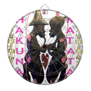 Cible De Fléchettes Beau couple d'Afrique Extraordinaire : un art roma