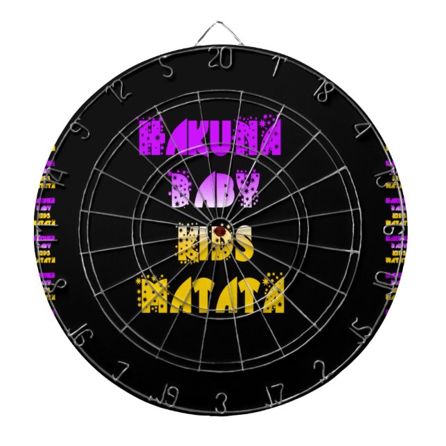 Cible De Fléchettes Beau Hakuna Matata Art Print (Devant)