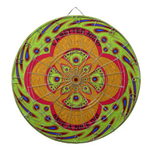 Cible De Fléchettes Belle conception de Motif mandala africain extraor