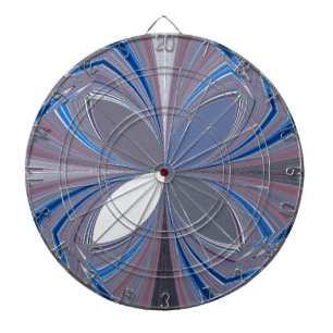 Cible De Fléchettes Belle étonnante Papillon bleu doux couleurs Art
