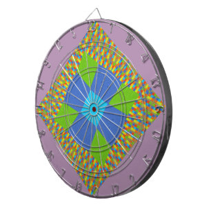 Cible De Fléchettes Belle Extraordinaire Vert Bleu Cyan Art Design d'i