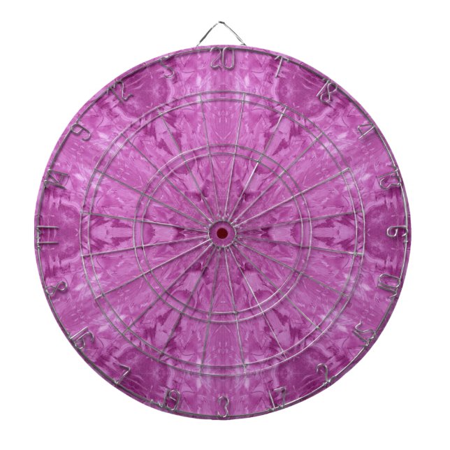 Cible De Fléchettes Belle fille rose dentelle Motif Kaleidoscope (Devant)