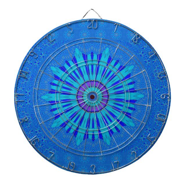 Cible De Fléchettes Belle Tradition Bleu motif vectoriel art des (Devant)