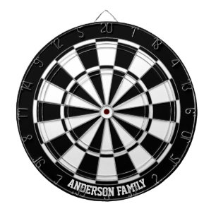 Cible de flechettes Bicolor noir et blanc personna