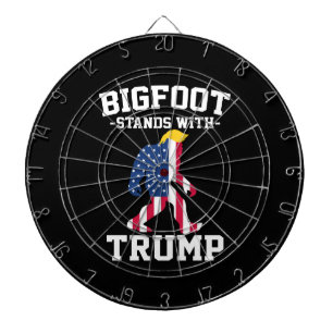 Cible De Fléchettes Bigfoot Se Déplace Avec Les Élections Trump De 202