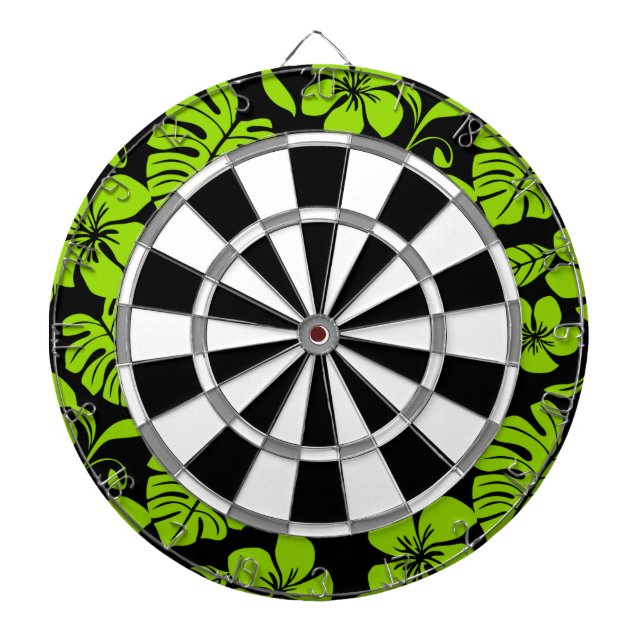 CIBLE DE FLÉCHETTES BIKINI ROSE (NOIR/LIME) (Devant)