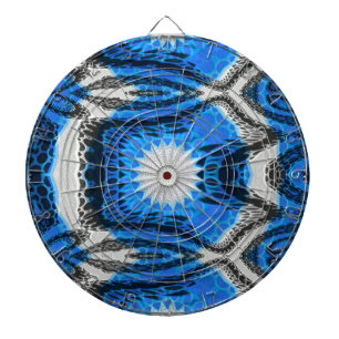 Cible De Fléchettes Bleu atomique
