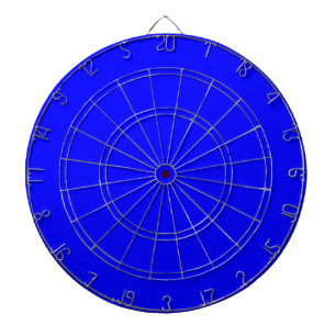 Cible De Fléchettes Bleu (couleur solide)