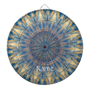Cible De Fléchettes Blue Chakra Kaleidoscope Thunder_Cove