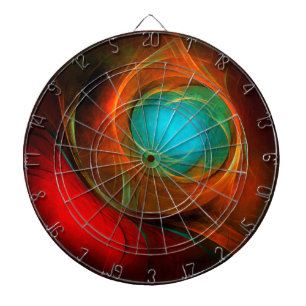 Cible De Fléchettes Blue Eye Moderne Abstrait Art Cool Motif #16