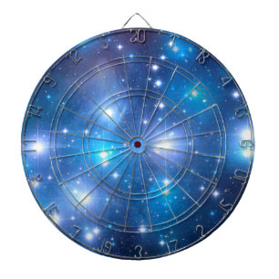 Cible De Fléchettes Blue Universe Stars + vos idées