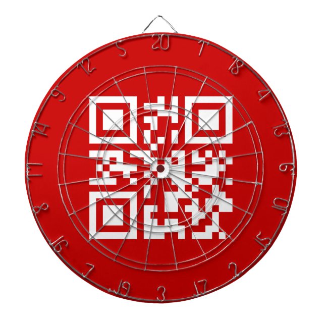 Cible De Fléchettes Bonne année ! — Code QR (Devant)