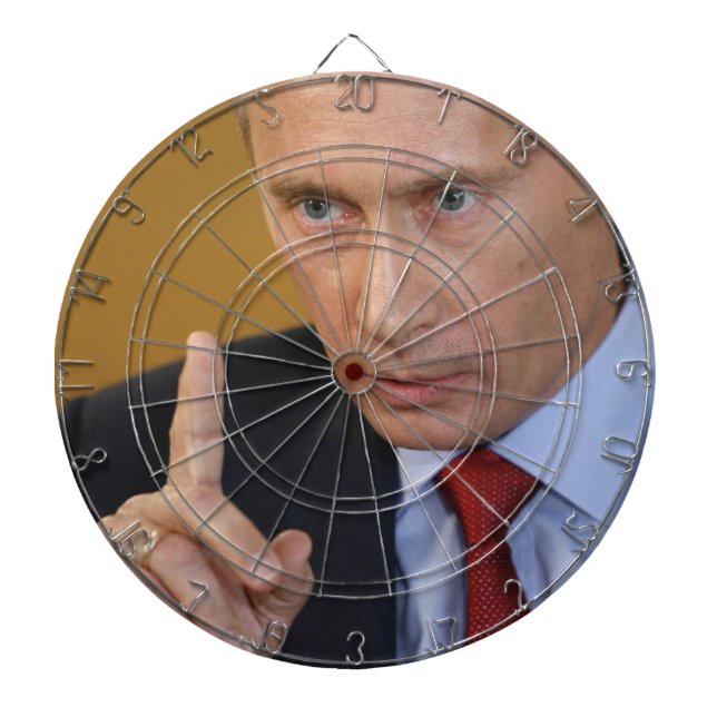 Cible De Fléchettes Boudine du Président Vladimir Poutine (Devant)