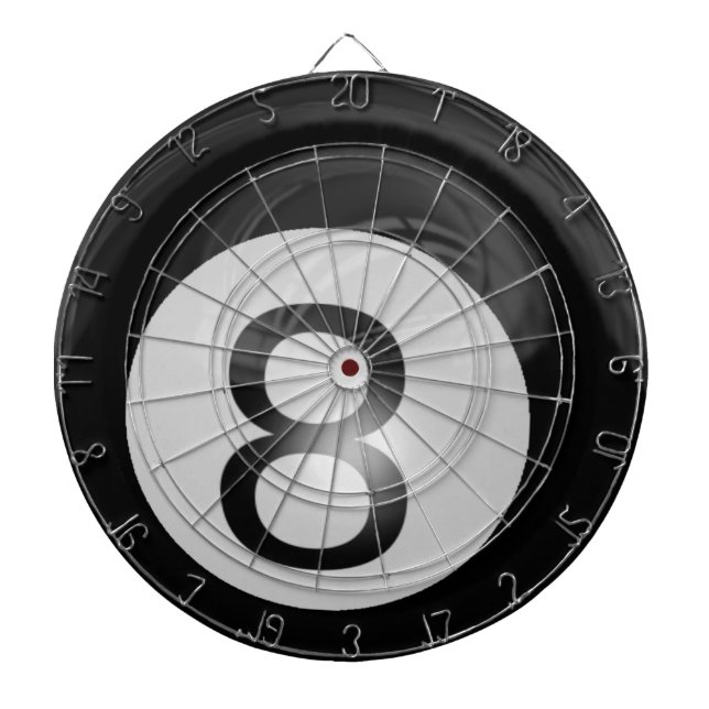 Cible De Fléchettes Boule 8 (Devant)