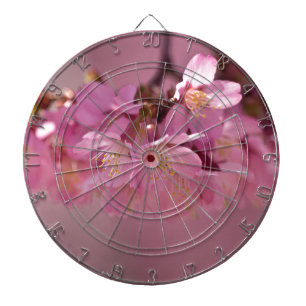 Cible De Fléchettes Bouquet délicat de fleurs de cerisier Sakura rose