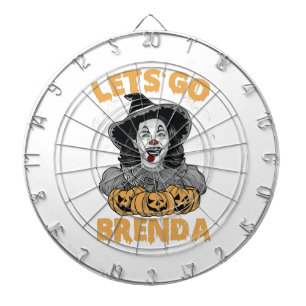 Cible De Fléchettes Brenda Éffrayant Halloween Kamala Harris