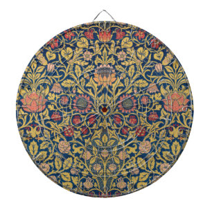 Cible De Fléchettes Bright Violet and Columbine (par William Morris)