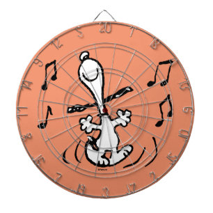 Cible De Fléchettes cacahuètes   Snoopy Dancing