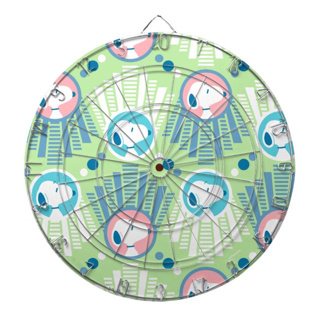 Cible De Fléchettes cacahuètes | Snoopy Mint Green Deco Dreams Motif (Devant)