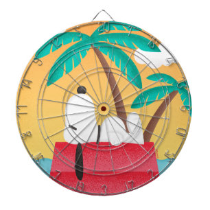 Cible De Fléchettes cacahuètes   Snoopy Tropical Deco Dreams