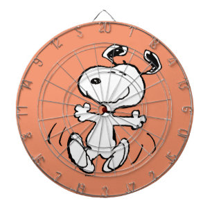 Cible De Fléchettes cacahuètes   Une Danse Heureuse Snoopy
