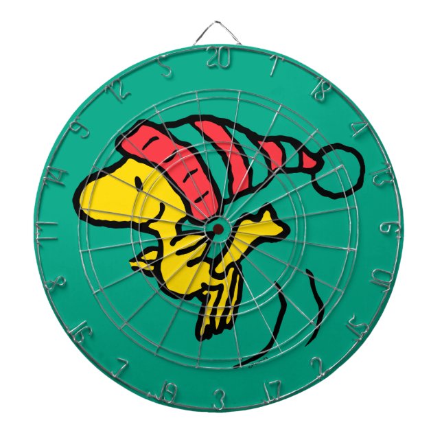 Cible De Fléchettes cacahuètes | Woodstock Winter Beanie Casquette (Devant)