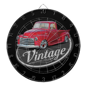 Cible De Fléchettes Camions américains vintages