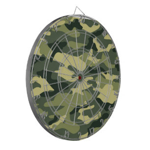Cible de fléchettes camouflage