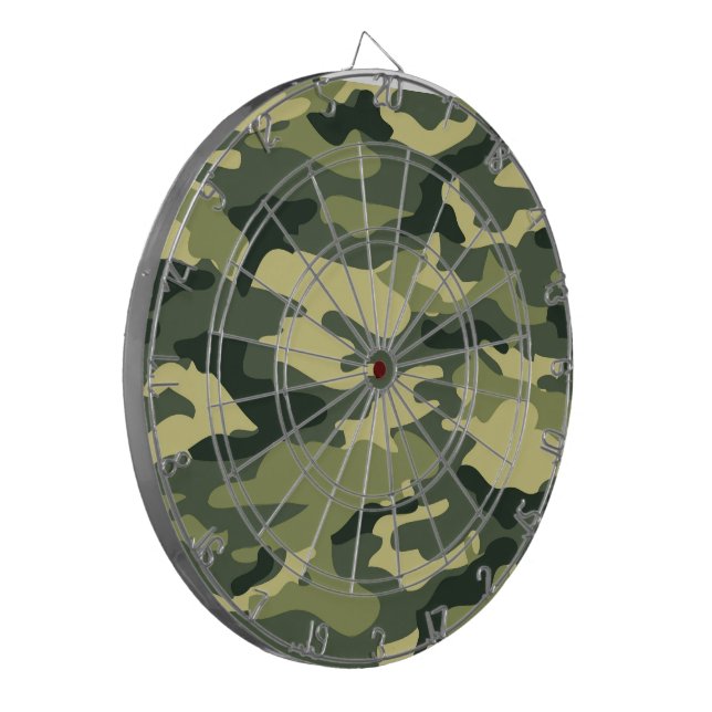 Cible de fléchettes camouflage (Devant gauche)
