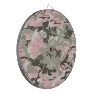 Cible De Fléchettes Camouflage rose et vert, Militaire, Armée