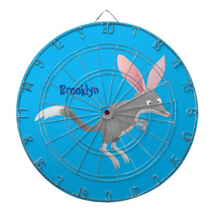 Cible De Fléchettes Caricature de bilby australien très heureuse