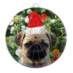 Cible De Fléchettes Carlin Chien Chien Chien de Noël Arbre de Noël Orn