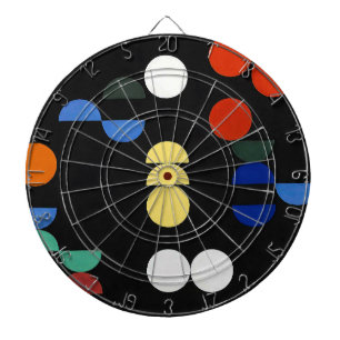 Cible De Fléchettes Cercles et demi-cercles Sophie Taeuber-Arp