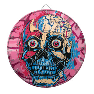 Cible De Fléchettes Cerveau Zombie