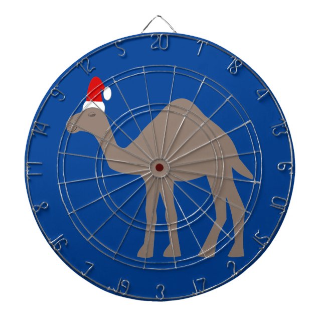 Cible De Fléchettes Chameau de Noël mignon (Devant)
