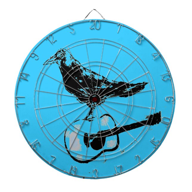 Cible De Fléchettes chant de guitare raven (Devant)