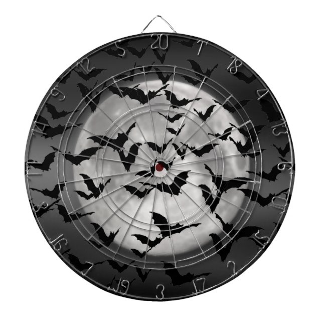 Cible De Fléchettes Chauves-souris et Pleine lune (Devant)