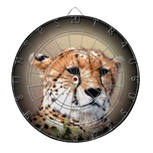 Cible De Fléchettes Cheetah Portrait par Pleine lune : La grâce de la 