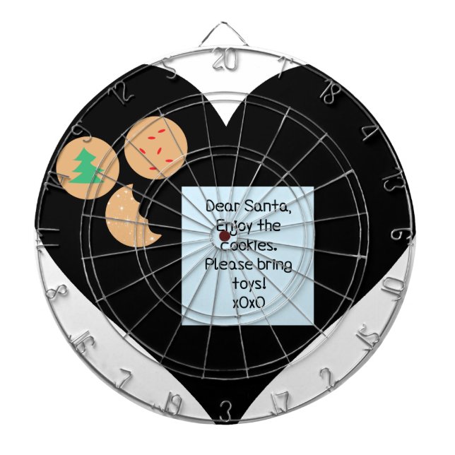 Cible De Fléchettes Cher Père Noël - Apportez des jouets (Devant)