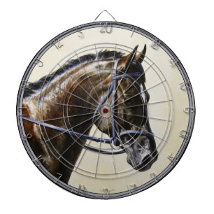 Cible De Fléchettes Cheval de dressage Dark Brown Bay Trakehner