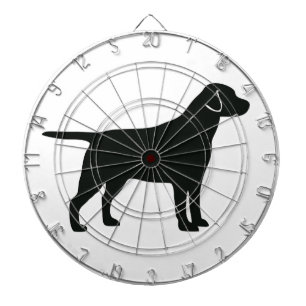 Cible De Fléchettes Chien du Black Lab