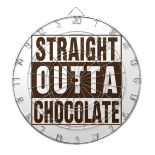Cible De Fléchettes Chocolate Straight Outta Brown