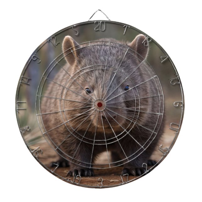 Cible De Fléchettes Chubby Le Wombat Australien,  (Devant)