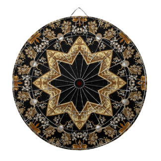 Cible De Fléchettes Cible décorative dorée pour fléchettes