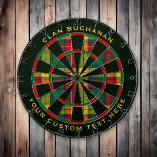 Cible De Fléchettes Clan Buchanan Tartan