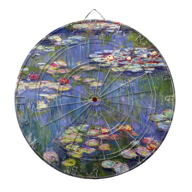 Cible De Fléchettes Claude Monet - Nymphéas / Nymphéas (Devant)
