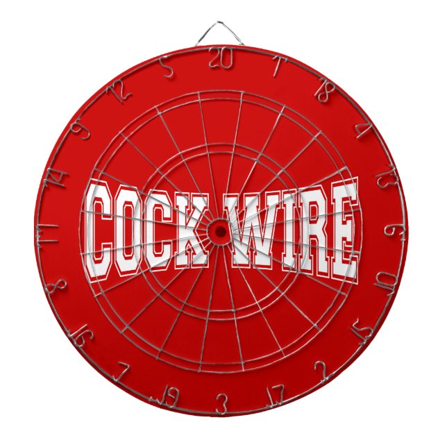 CIBLE DE FLÉCHETTES COCKWIRE (Devant)